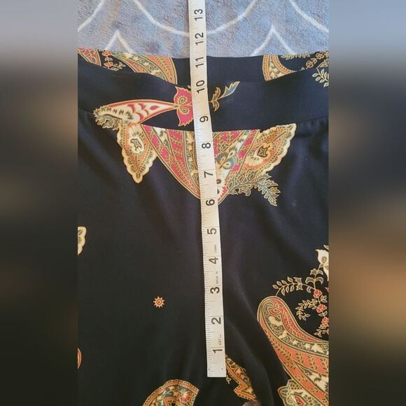 Vince Camuto Paisley Spice Knit slip on Pants Sz XXS - Picture 8 of 10